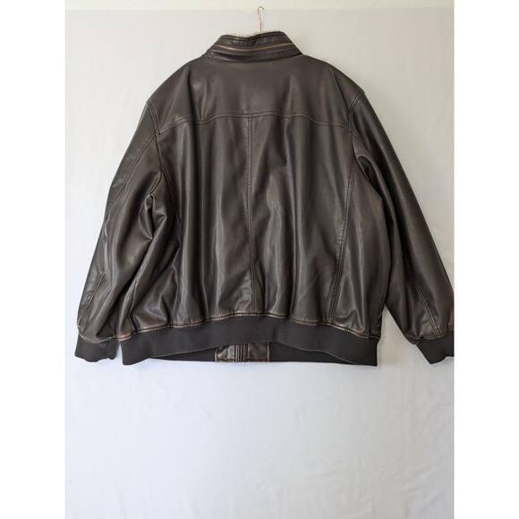 Levi's Black Leather Jacket - Picture 4 of 11